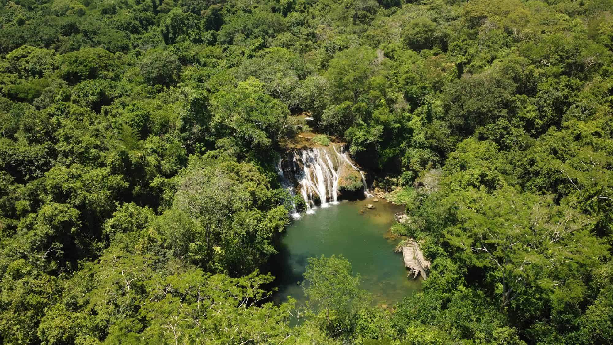 bodoquena mountain waterfall