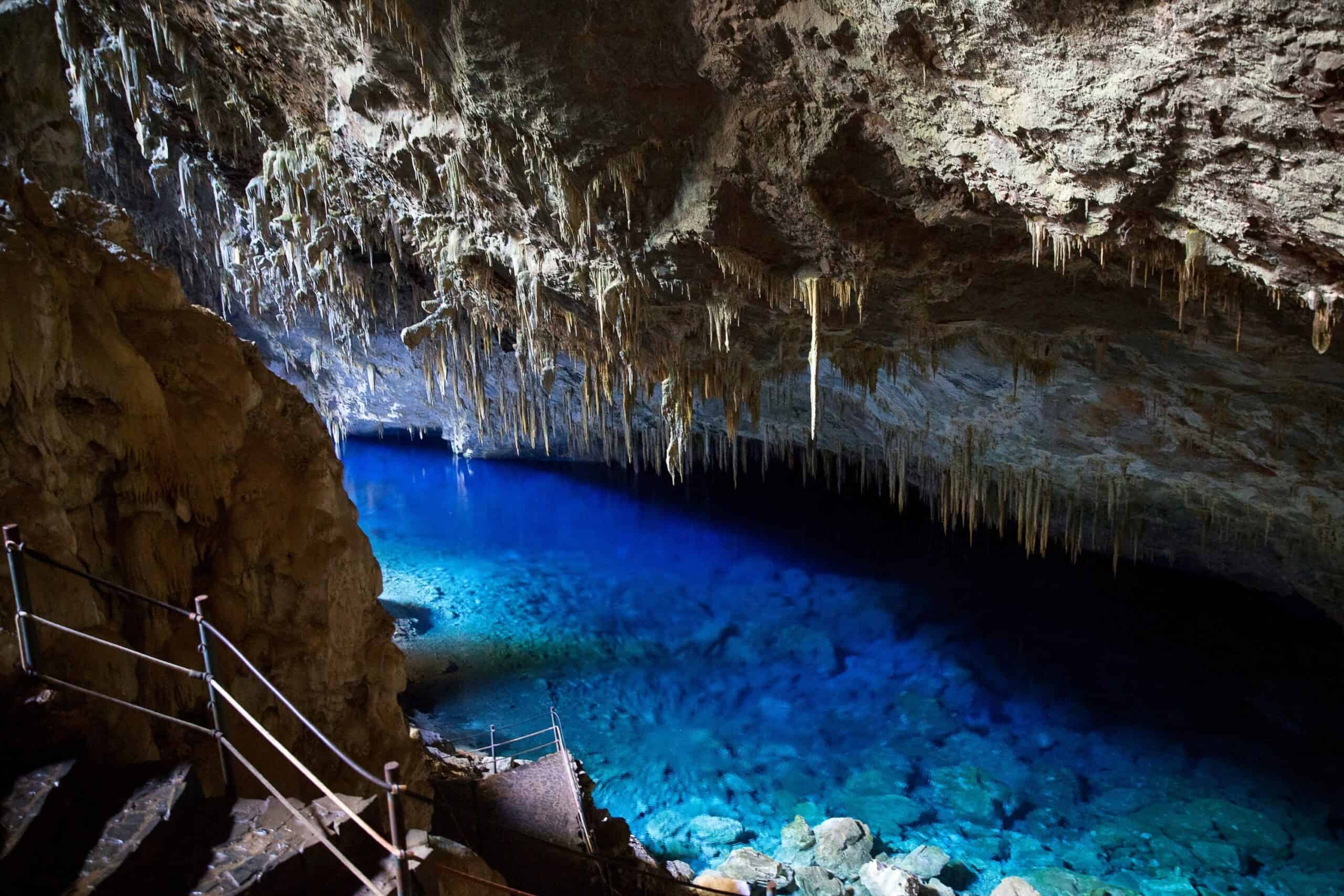 blue lake cave